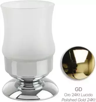 Стакан для зубных щеток Stil Haus Elite EL10AP(16) настольный, золотой