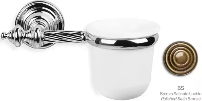 Стакан для зубных щеток Stil Haus Giunone G10(25) настенный, бронза