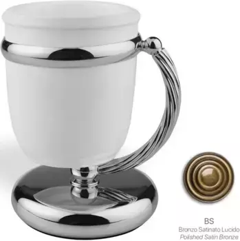 Стакан для зубных щеток Stil Haus Giunone G718(25) настольный, бронза