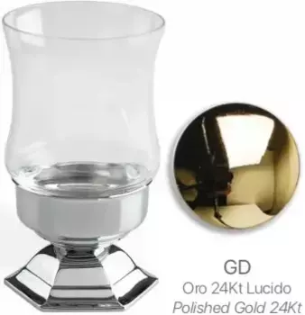 Стакан для зубных щеток Stil Haus Marte MA10AP(16) настольный, золотой