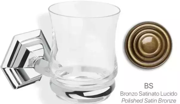 Стакан для зубных щеток Stil Haus Marte MA10(25) настенный, бронза