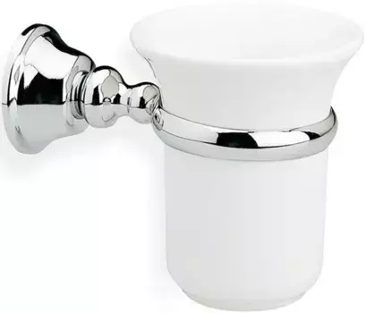 Стакан для зубных щеток Stil Haus Smart SM10(08-BI) настенный, хром/белый