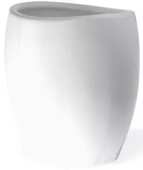 Стакан для зубных щеток Stil Haus Zefiro 653(BI) настольный, белый