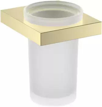 Стакан для зубных щеток Timo Petruma 15233/17 настенный, золотой матовый