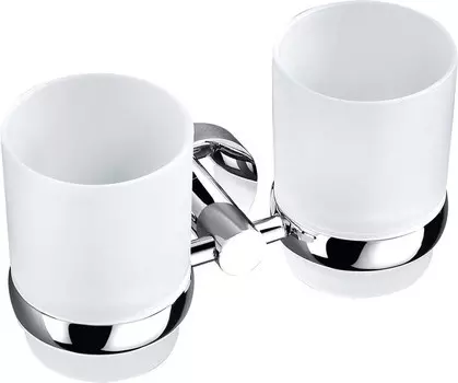 Стакан для зубных щеток Rav Slezak Colorado COA0202 двойной, настенный, хром