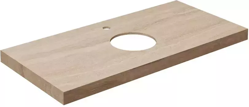 Столешница 100 см бежевый матовый для накладных раковин Kerama Marazzi Canaletto Риальто CN100.SG560420R