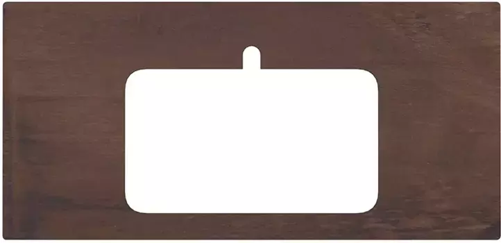 Столешница 100 см коричневый матовый для раковин встраиваемых сверху Kerama Marazzi Plaza Next Про Феррум PL2.DD571300R\100