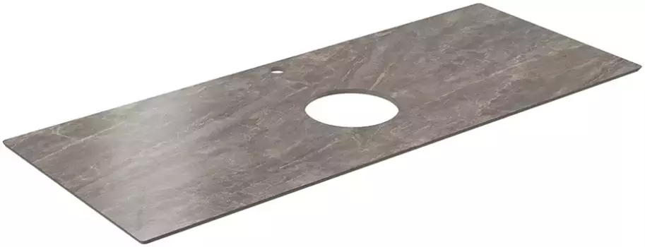 Столешница 117 см коричневый глянец для накладных раковин Kerama Marazzi Plaza Classic Парнас PL1.VT280\120T