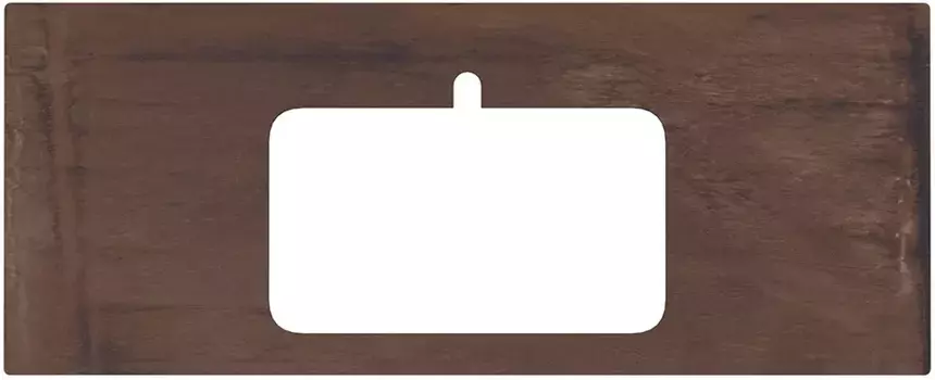 Столешница 117 см коричневый матовый для раковин встраиваемых сверху Kerama Marazzi Plaza Next Про Феррум PL2.DD571300R\120