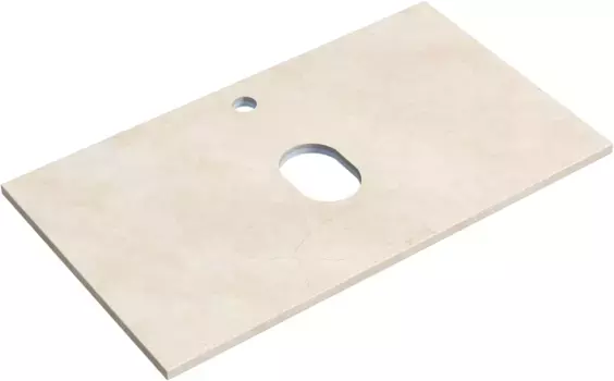 Столешница 80 см кремовый Sancos TT80A2X