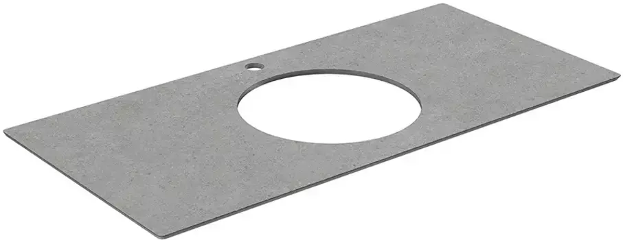 Столешница 99,6 см серый матовый для накладных раковин Kerama Marazzi Plaza Modern Фондамента PL5.DL500900R\100