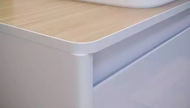 Столешница белый/шатанэ 59,3 см без отверстий Velvex Klaufs StKLA.60.MH-216.617