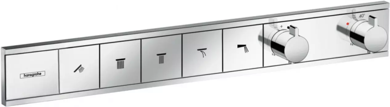 Термостат для 5 потребителей Hansgrohe RainSelect 15384000