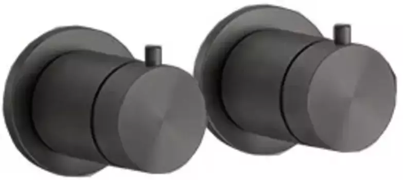 Термостат для ванны Gessi Gessi316 54234#707 встраиваемый, черный хром матовый