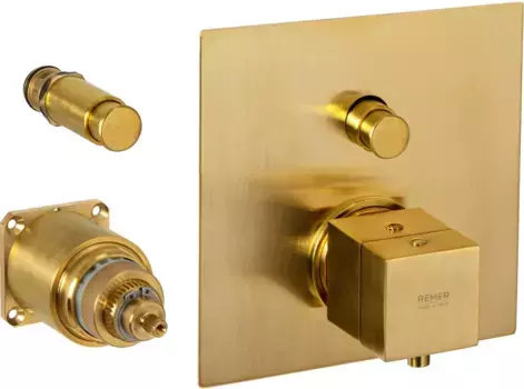 Термостат для ванны Remer Qubika QT09KBBG