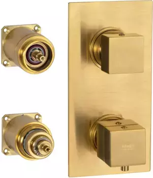 Термостат для ванны Remer Qubika QT92KBBG