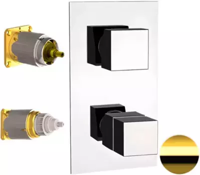 Термостат для ванны Remer Qubika QT92KBDO