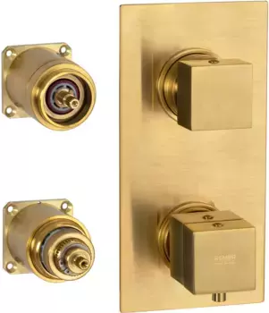 Термостат для ванны Remer Qubika QT93KBBG