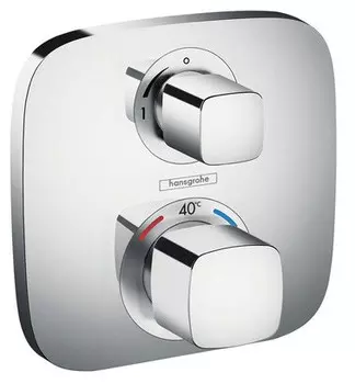 Термостат с запорным вентилем Hansgrohe Ecostat E 15707000