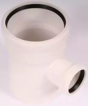 Тройник 110 х 50 х 87° Rehau Raupiano Plus 11213241002