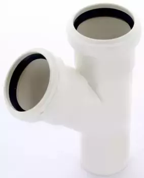 Тройник 40 х 40 х 45° Rehau Raupiano Plus 11231041002