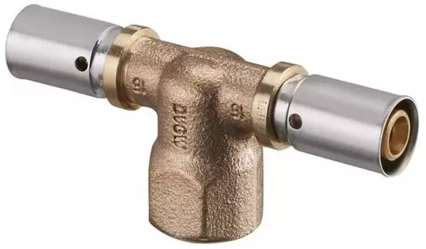 Тройник пресс 20 х 1/2" х 20 Oventrop 1513645