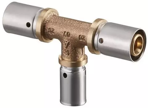 Тройник пресс 32 х 26 х 32 Oventrop 1513160