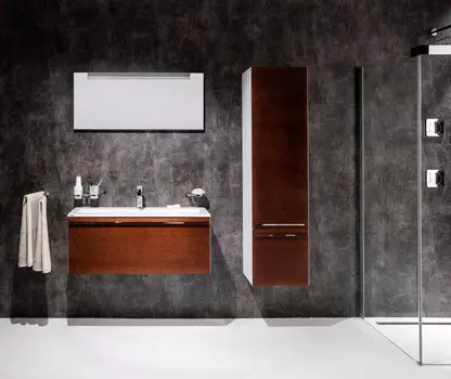 Тумба 100 см вишня/белый SD 1000 Clear X000000760