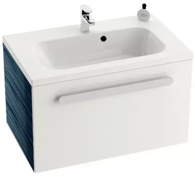 Тумба 70 см strip onyx/белый Ravak SD 700 Chrome X000000533