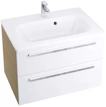 Тумба 80 см белый глянец/капучино Ravak SD Chrome II X000000923