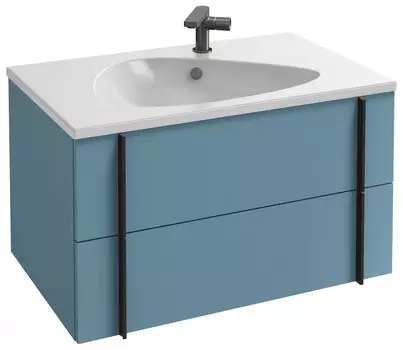 Тумба аквамарин глянец 80 см Jacob Delafon Nouvelle Vague EB3030-G91