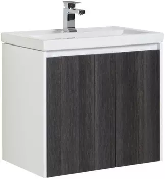 Тумба эвкалипт мистери/белый 69,2 см Aquanet Клио 00195722