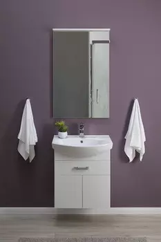 Тумба белый 55,4 см Aquanet Ирис 00198381