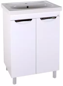 Тумба белый 56 см ASB-Mebel Мессина квадро