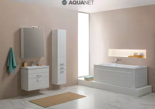 Тумба белый 69,6 см Aquanet Рондо 00189154