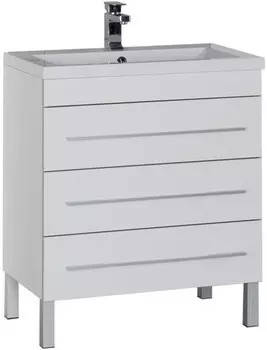 Тумба белый 74 см Aquanet Верона 00178254