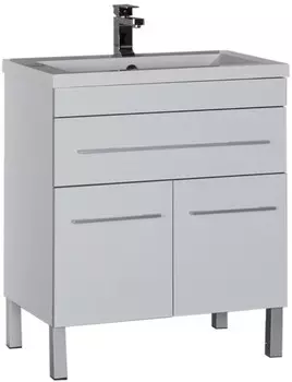 Тумба белый 74 см Aquanet Верона 00182706