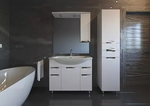 Тумба белый 77,2 см ASB-Mebel Мессина