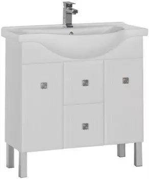 Тумба белый 80,5 см Aquanet Стайл 00181502