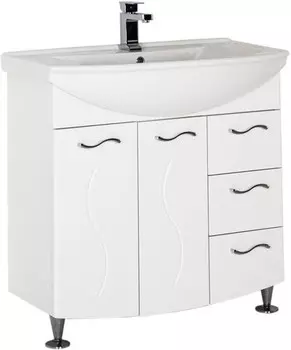 Тумба белый 82,5 см Aquanet Моника 00186771