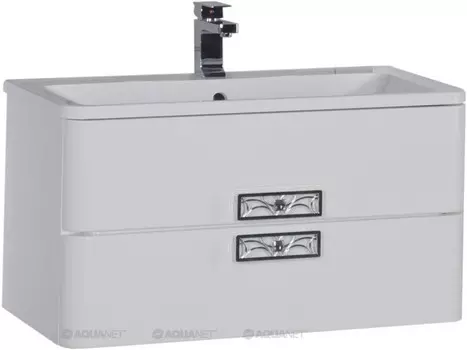 Тумба белый 89 см Aquanet Паллада 00175312