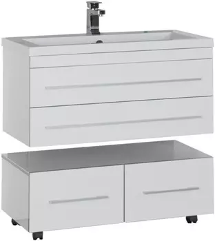 Тумба белый 89 см Aquanet Верона 00172335