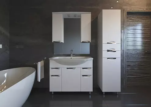 Тумба белый 94,2 см ASB-Mebel Мессина