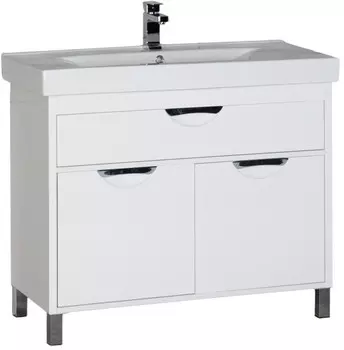 Тумба белый 96 см Aquanet Гретта 00179199