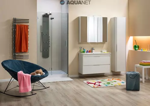 Тумба белый 97,5 см Aquanet Тулон 00183396