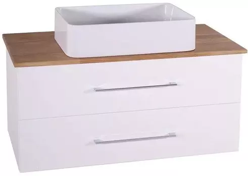 Тумба белый 97 см ASB-Woodline Санди