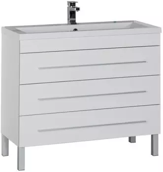 Тумба белый 99,2 см Aquanet Верона 00178471