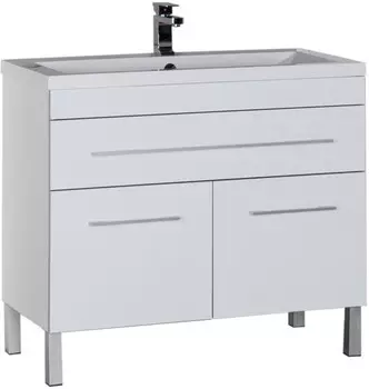 Тумба белый 99,2 см Aquanet Верона 00182710