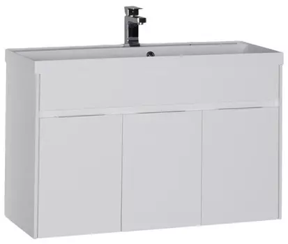 Тумба белый 99 см Aquanet Латина 00179637