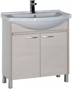 Тумба белый дуб 76 см Aquanet Донна 00169042